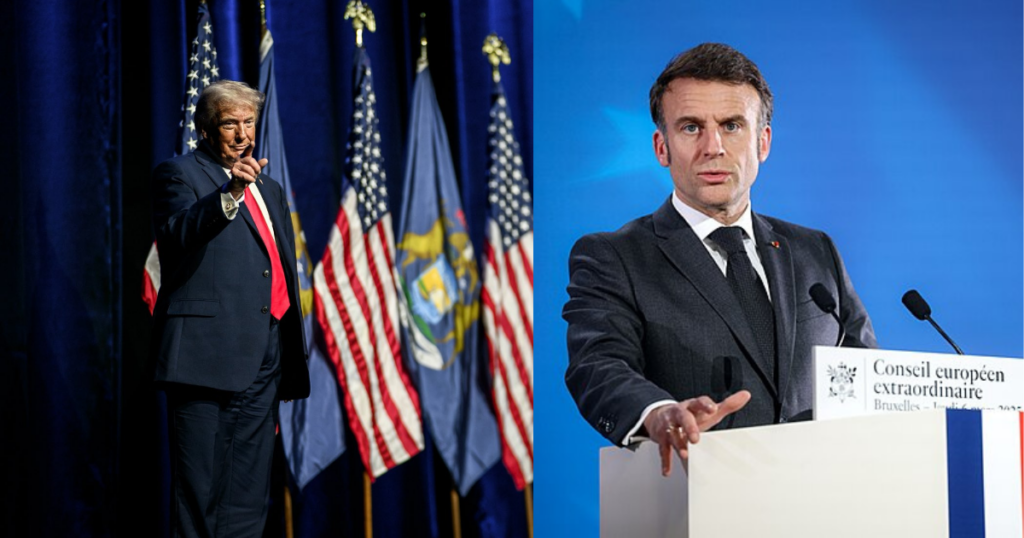 Donald Trump leaks Emmanuel Macron's messages to take over Greenland