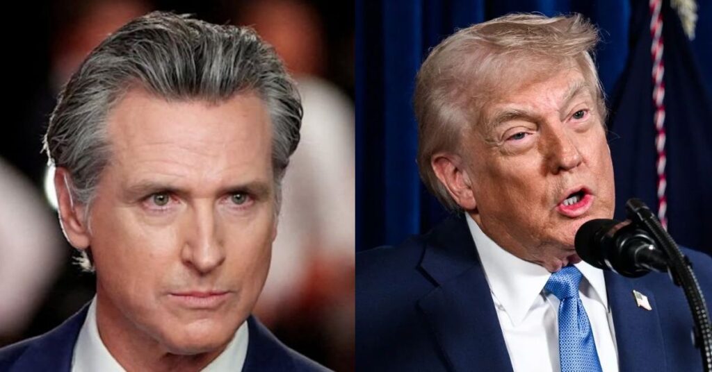 California Governor Gavin Newsom has a new nickname for Donald Trump
