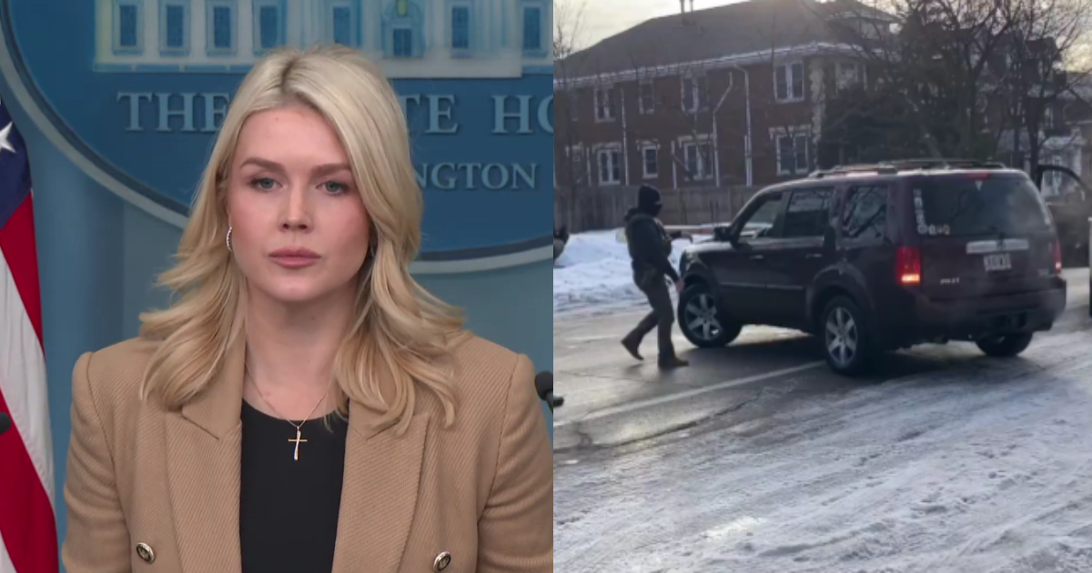 Karoline Leavitt defends Donald Trump's regime and the ICE shooting