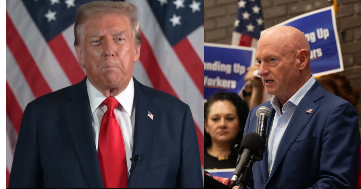 Mark Kelly is afraid of Donald Trump