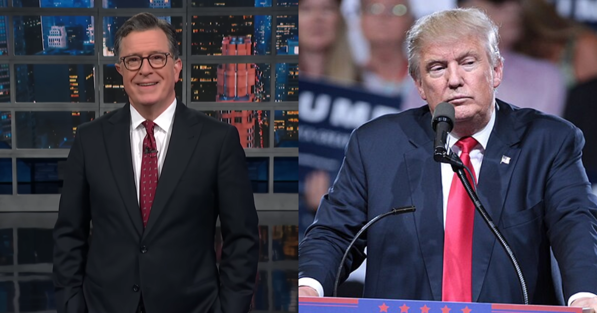 Stephen Colbert mocks Donald Trump