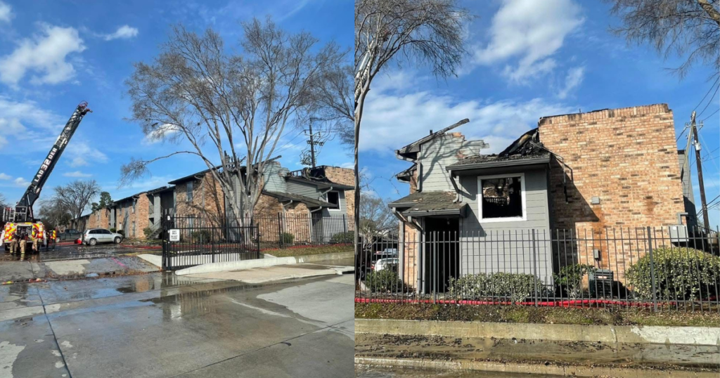 Texas woman burned down an apartment after disagreement with her partner