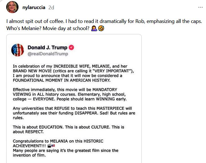 Donald Trump hoax posted to Threads