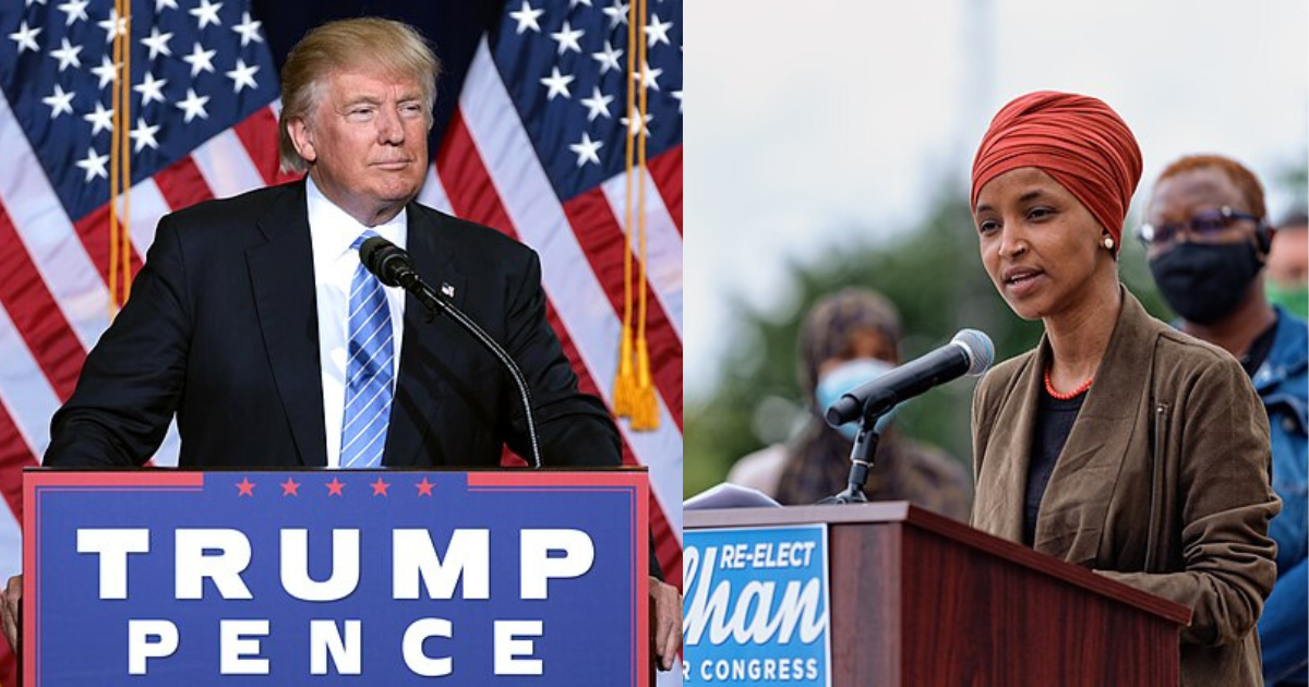 Donald Trump rants against Ilhan Omar