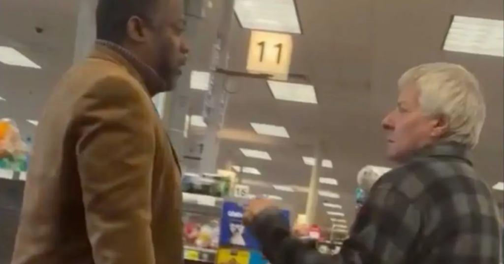 Black Kroger shopper did not hold back
