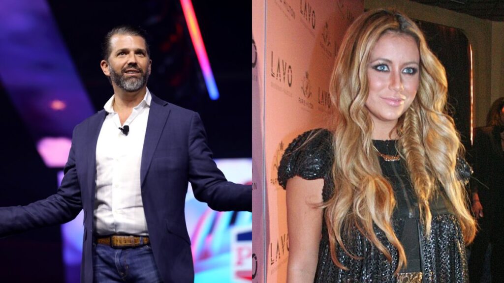 All about Donald Trump Jr.'s past and the details of his alleged affair with ex flame Aubrey O’Day. (left- by Gage Skidmore- via Flickr) and (right- by Joella Marano- via Flickr).