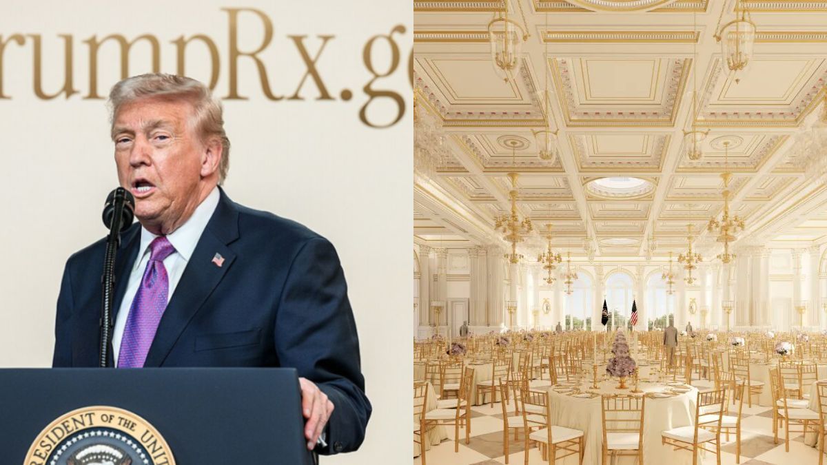 Donald Trump Deviates From White House Black History Month Speech To Promote $400 Million Ballroom Project