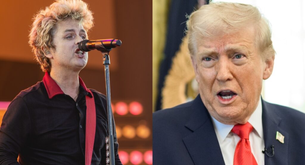 Billie Joe Armstrong of Green Day; Donald Trump