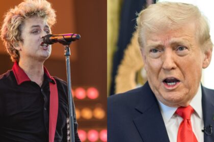 Billie Joe Armstrong of Green Day; Donald Trump