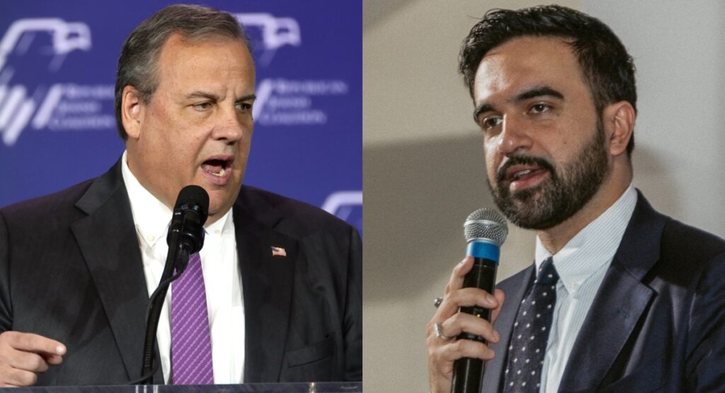 Chris Christie and New York City Mayor Zohran Mamdani