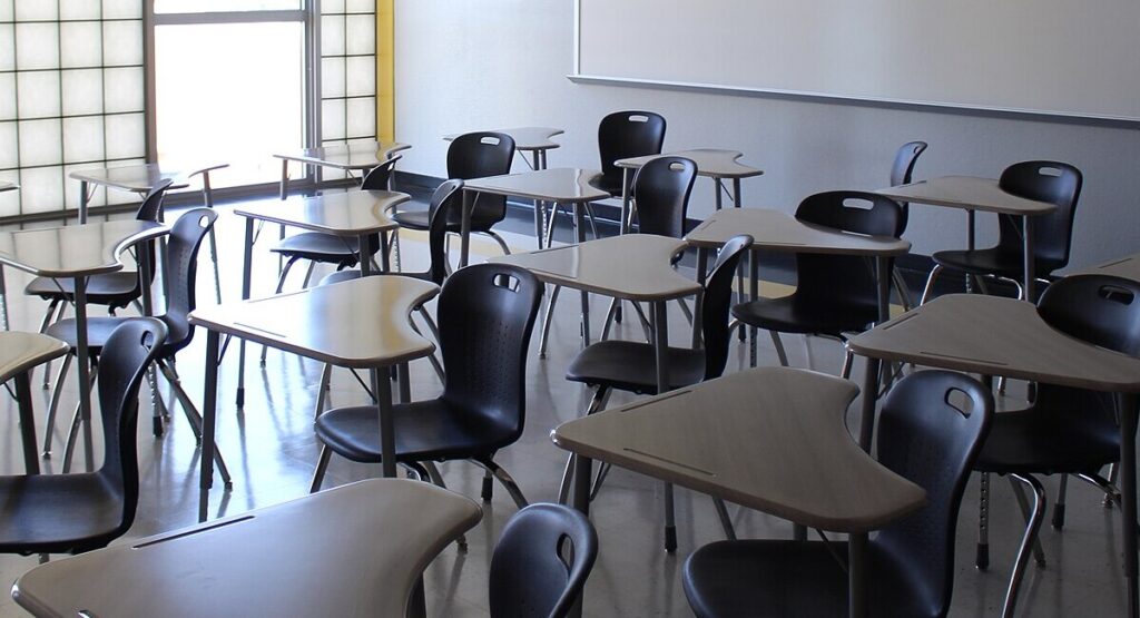 A classroom in Georgia