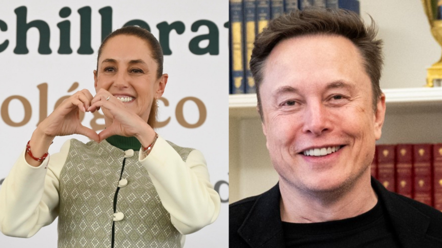 Mexican President Claudia Sheinbaum threatens to sue Elon Musk.