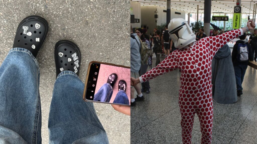 crocs pyjamas airport dress-code