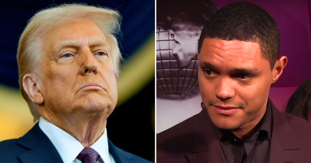 Donald Trump is upset about Trevor Noah’s Grammys joke