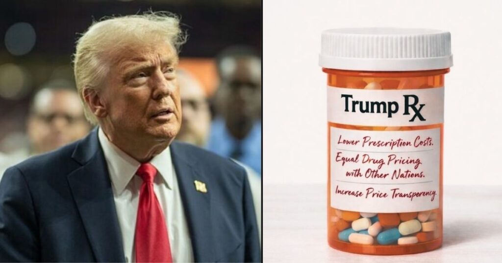 Donald Trump launches a brand new website called TrumpRx