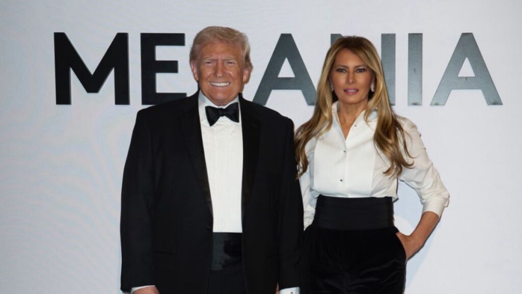 Donald Trump called Melania Trump a “movie star”