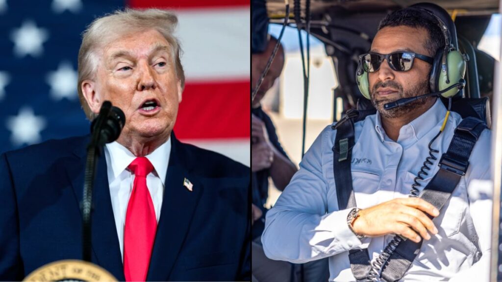 Donald Trump-FBI Director Kash Patel-U.S. hockey team