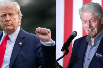 Trump reacts to Bill Clinton’s deposition.