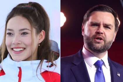 Olympian Eileen Gu Vice President JD Vance