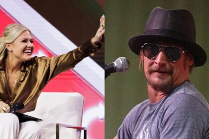 Erika Kirk Kid Rock played at TPUSA Super Bowl Alternate Half Time Show