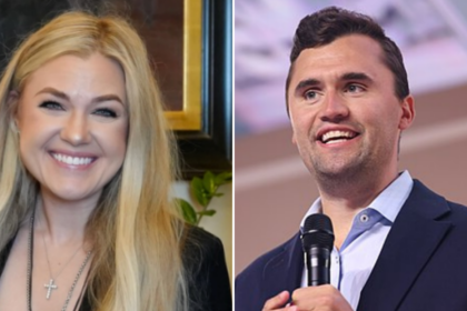 Internet Names Erika Kirk as the 'Happiest Widow' after her recent montages of Charlie Kirk.