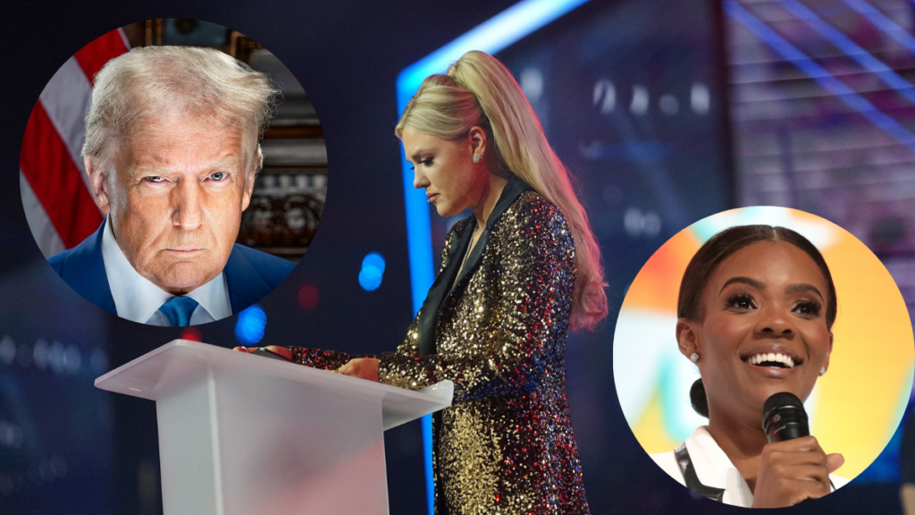Erika Kirk-SOTU-Trump-Candace Owens