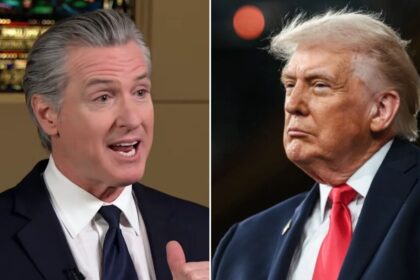 Gavin Newsom mocked Donald Trump for allegedly killing the American dream.