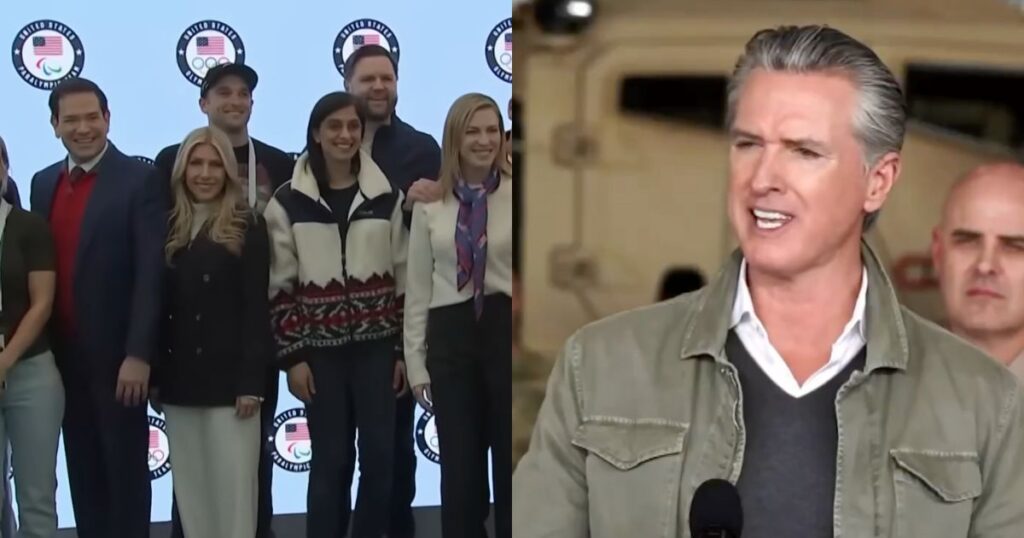 Gavin Newsom trolls Trump administration at Winter Olympics