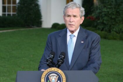 George W Bush heaps praise on George Washington.