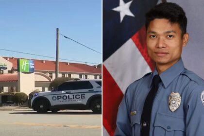 Georgia community rallies in support after a cop was killed at Holiday Inn.