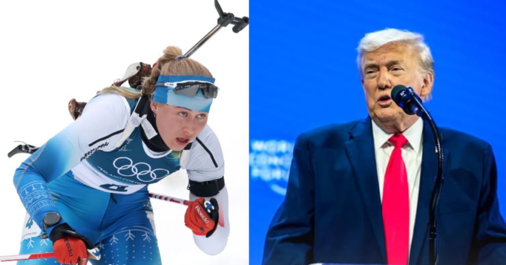 Greenlandic athlete Ukaleq Slettemark stands up for Greenland against Donald Trump