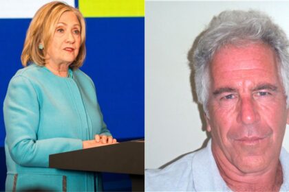 Former First Lady Hillary Clinton Jeffrey Epstein