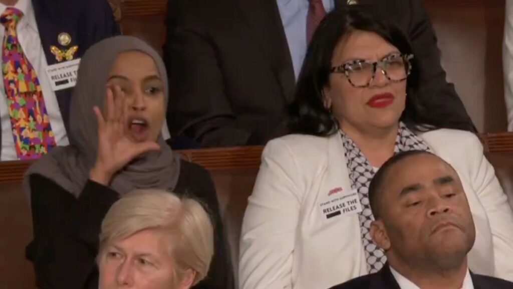 Donald Trump and Ilhan Omar