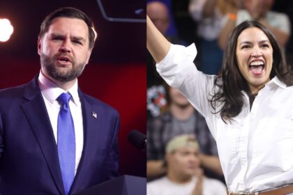 Vice President JD Vance Alexandria Ocasio-Cortez AOC