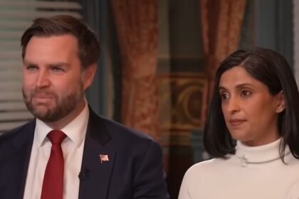 JD Vance kept cutting his wife Usha off during a joint interview, sparking backlash on the internet.