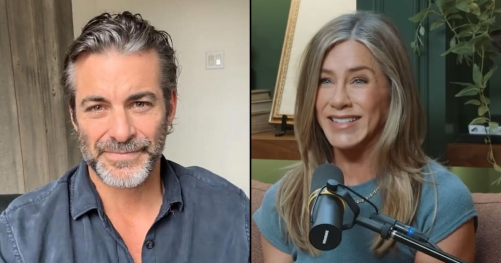 Jim Curtis shared rare PDA snaps of his GF Jennifer Aniston.