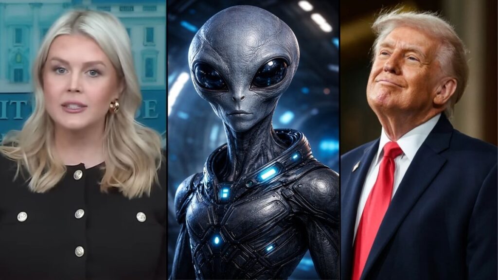 Karoline Leavitt-Donald Trunmp-Barack Obama-Aliens