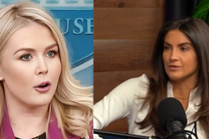 Karoine Leavitt defends CNN host Kaitlan Collins.