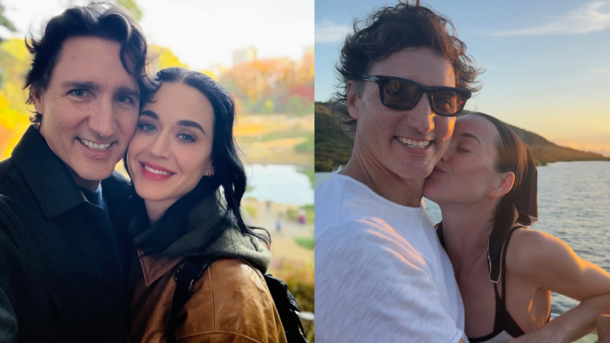 Justin Trudeau with Katy Perry