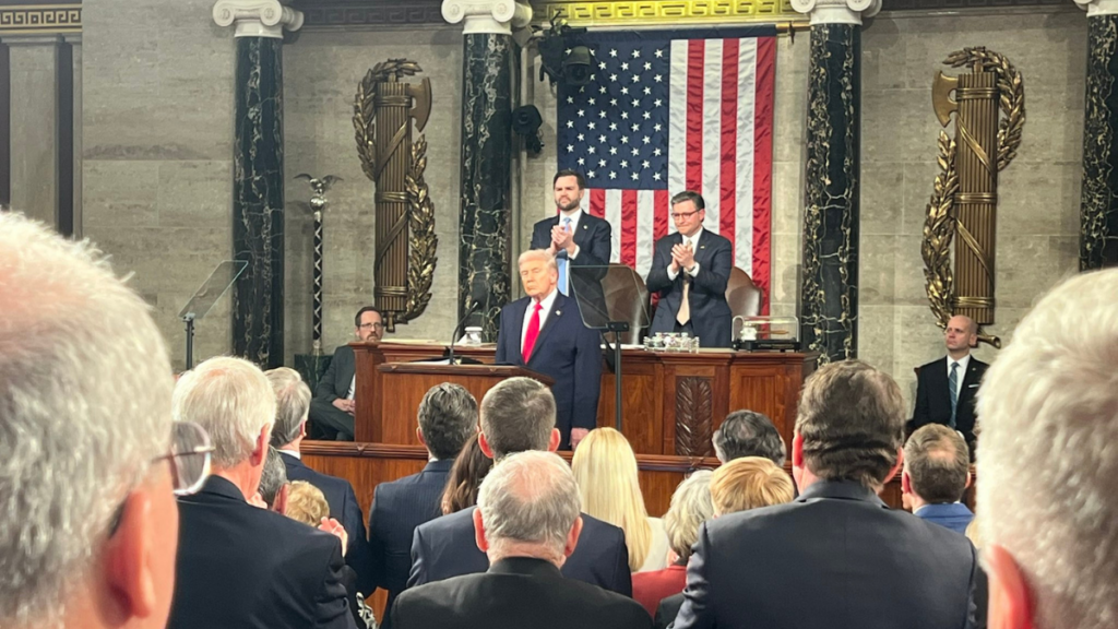 Texas Representative Keith Self slams Democrats after Trump State of the Union address.