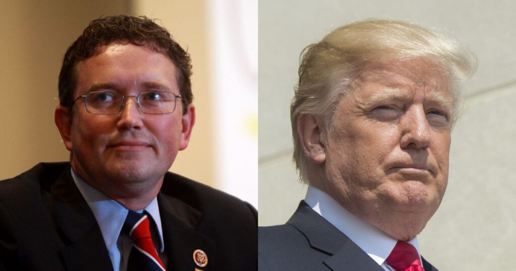 Kentucky Rep.Thomas Massie-Donald Trump