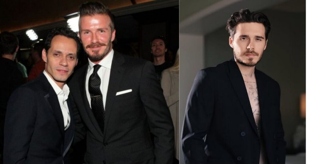 Marc Anthony has spoken about the Beckham family