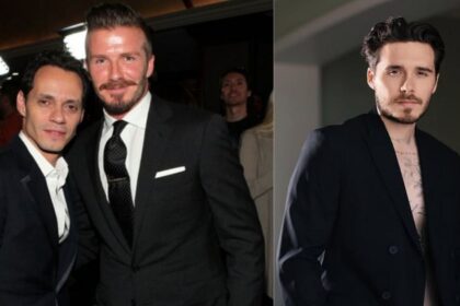 Marc Anthony has spoken about the Beckham family