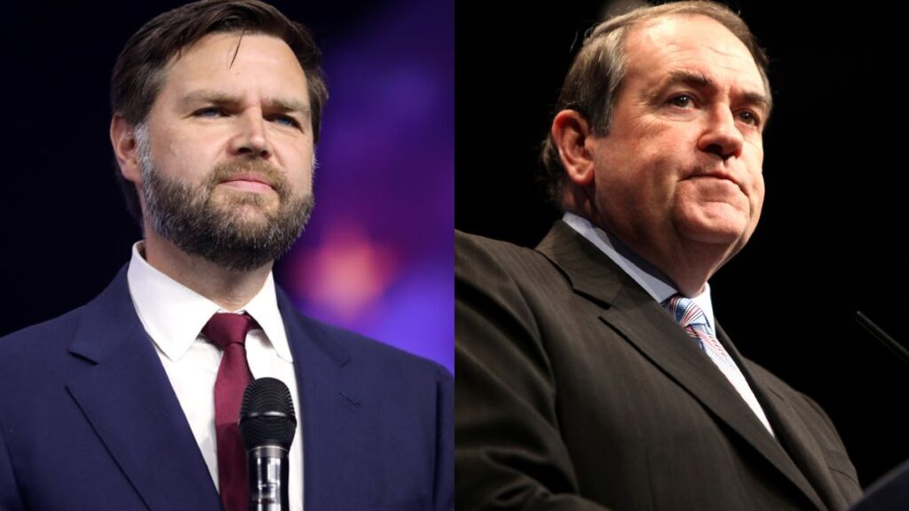 JD Vance, Mike Huckabee