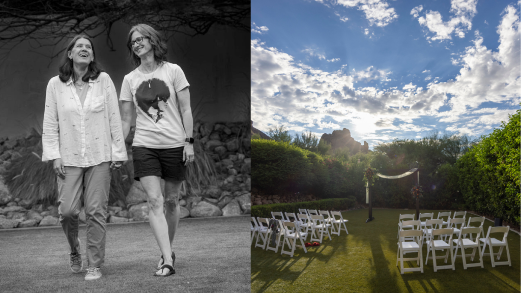 Mary Trump married Ronda Cress in October last year