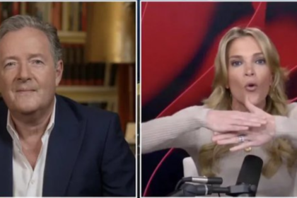Megyn Kelly and Piers Morgan Super Bowl interview.