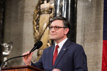 Mike Johnson stops short of calling for Tony Gonzalez to resign over affair allegations.