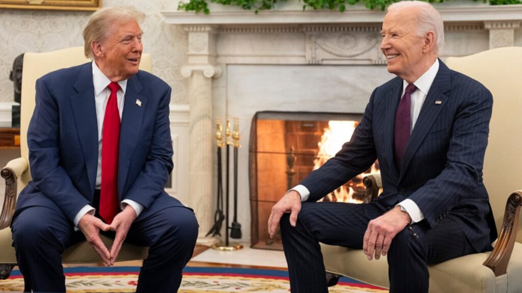 Trump seemingly copies Biden's talking points