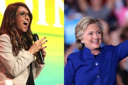 Hillary Clinton and Lauren Boebert