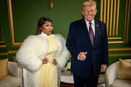 Nicki Minaj faces backlash after getting a signed bible from Donald Trump